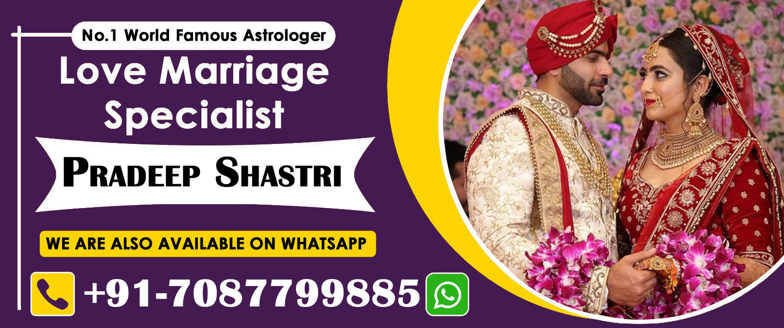 World Famous Aacharya Pradeep Shastri Ji +91-7087799885